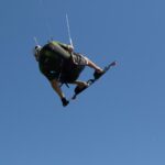 Kiter getting air